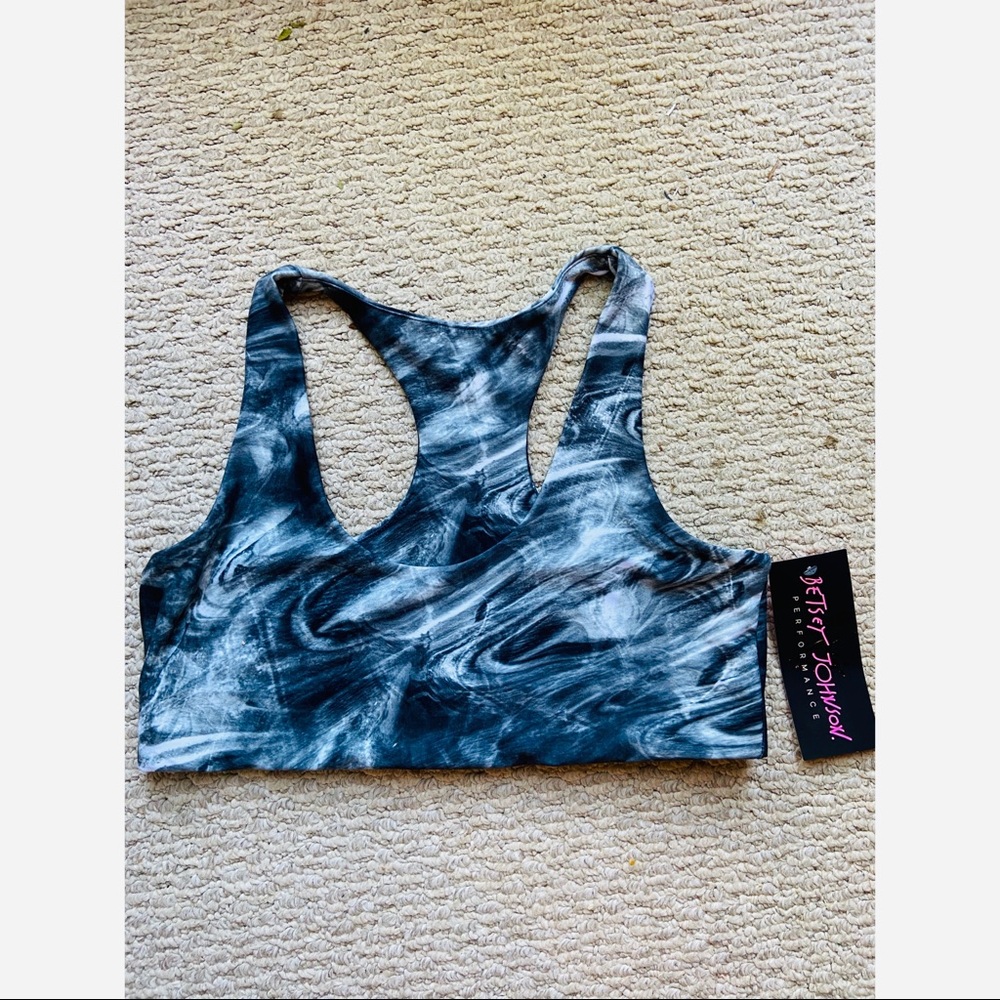 Betsey Johnson Performance Sports Bra L NWT